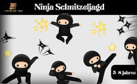 Abenteuerliche -Ninja-Schnitzeljagd: Ein- interaktives -Spiel- für- Kinder -zum -Ausdrucken