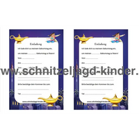 Aladin Einladungskarte Für Kindergeburtstag Vorlage