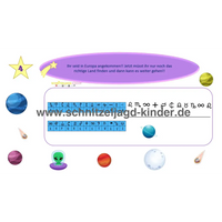 Alien Schnitzeljagd-8+ JAHREN - SCHNITZELJAGD AUFGABEN ZUM AUSDRUCKEN PDF-schnitzeljagd-kinder