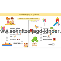 Das Abenteuer im Spielplatz: Mini Schnitzeljagd für kleine