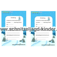 Eiskönigin Einladungskarte Für Kindergeburtstag Vorlage