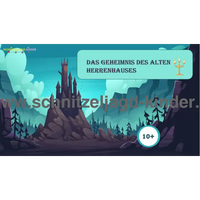 Escape-Game-Set - Das -Geheimnis -des -alten -Herrenhauses - schnitzeljagd-kinder