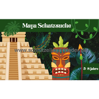 Maya im Dschungel Schatzsuche – Schnitzeljagd zum Ausdrucken-schnitzeljagd-kinder