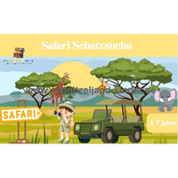Safari Schatzsuche – Schnitzeljagd Aufgaben Zum Ausdrucken-schnitzeljagd-kinder