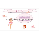 Schatzsuche ballerina kindergeburtstag -6-7 JAHREN - SCHNITZELJAGD AUFGABEN ZUM AUSDRUCKEN PDF-schnitzeljagd-kinder