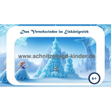 SCHNITZELJAGD Inspiriert von Eisköniginnen -Das Verschwinden im Eiskönigreich: 6-7 JAHREN - schnitzeljagd aufgaben zum ausdrucken pdf-schnitzeljagd-kinder