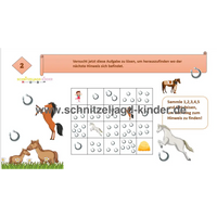 Schnitzeljagd Pferdestall - Kindergeburtstag Pferde-6-7