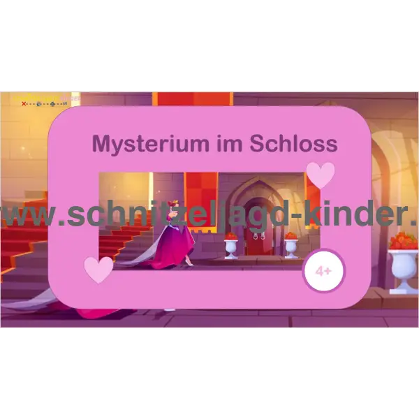 Kurze Märchen Zum Ausdrucken Pdf SCHNITZELJAGD- PRINZESSIN-4-5 -JAHREN - SCHNITZELJAGD-AUFGABEN- ZUM