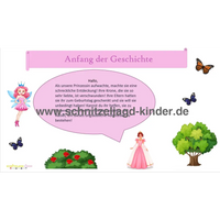 Schnitzeljagd Prinzessin-8+ Jahren - schnitzeljagd aufgaben zum ausdrucken pdf-schnitzeljagd-kinder