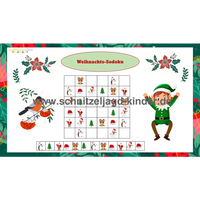 Weihnachts-Sudoku-schnitzeljagd-kinder