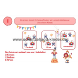 Zirkus-Schnitzeljagd für Kinder (4-5 Jahre)- SCHNITZELJAGD AUFGABEN ZUM AUSDRUCKEN PDF-schnitzeljagd-kinder