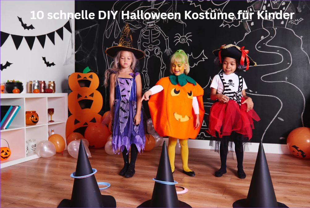 10 schnelle DIY Halloween Kostüme für Kinder