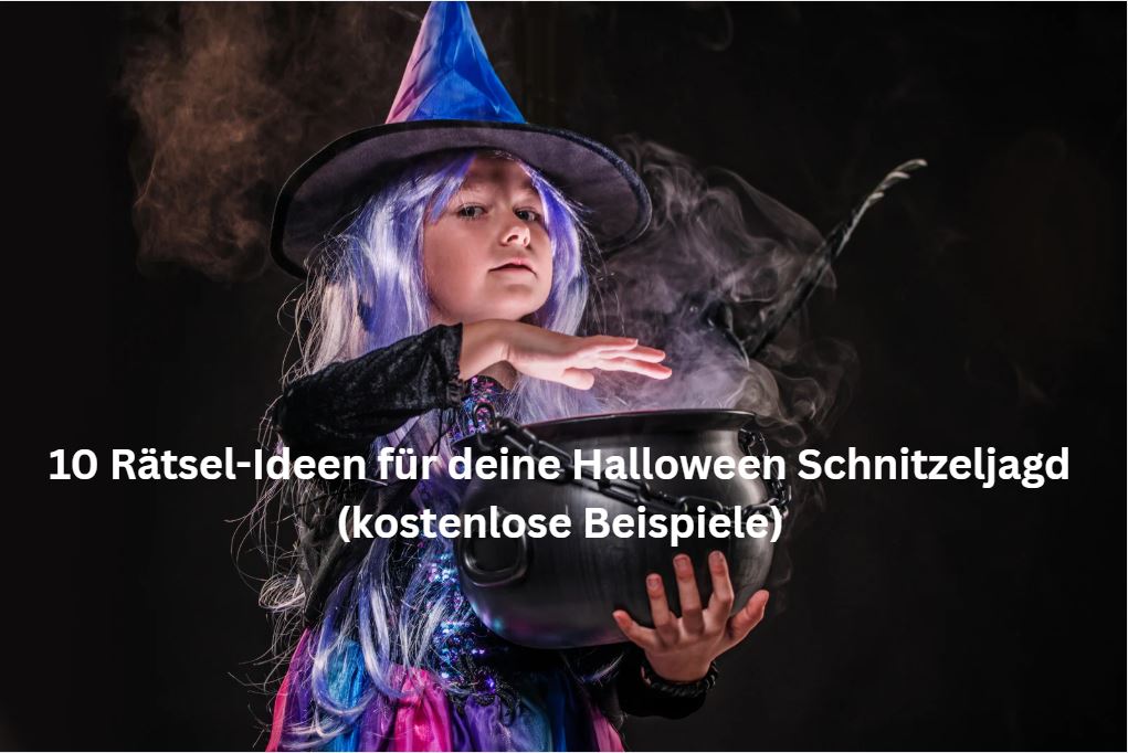10 Rätsel-Ideen für deine Halloween Schnitzeljagd (kostenlose Beispiele)