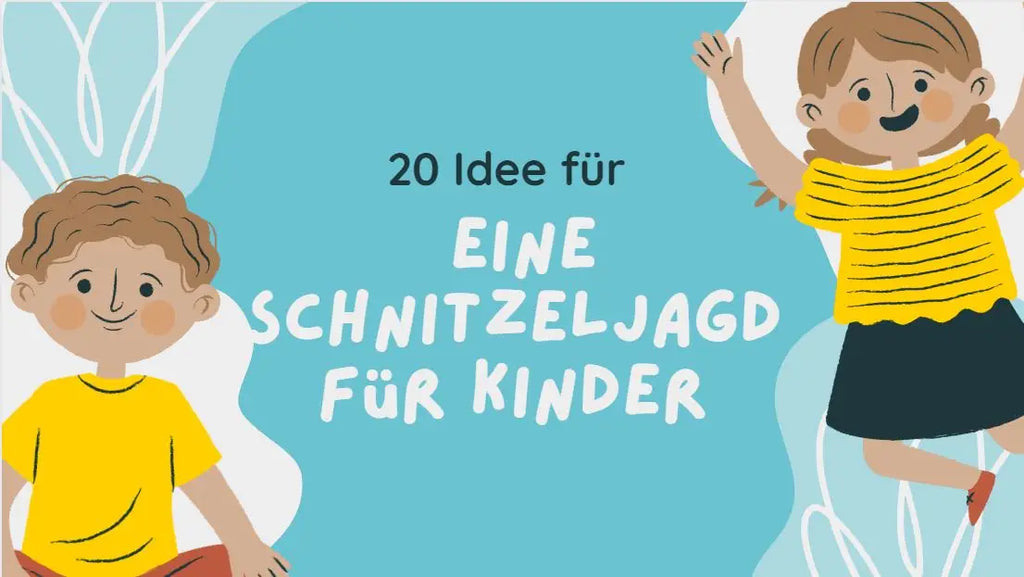 20 Idee für eine Schnitzeljagd für Kinder