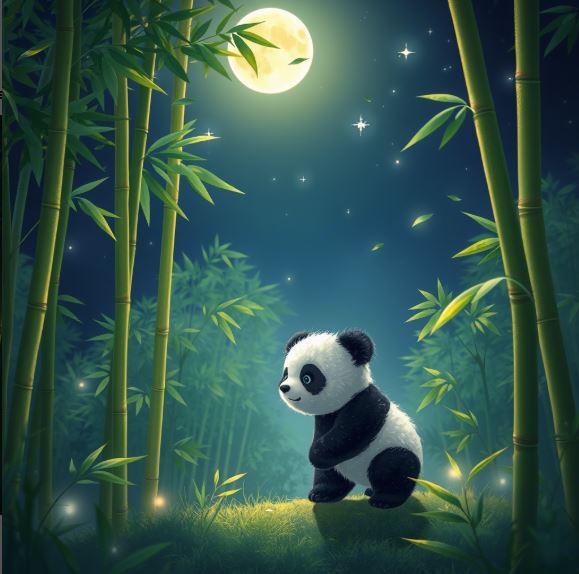 Der kleine Panda Pino und das magische Mondlicht