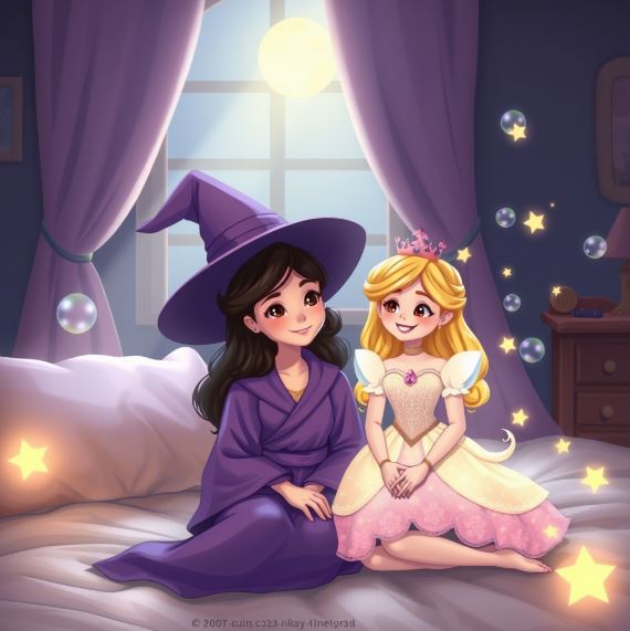 Die Hexe Melanie und die verwunschene Prinzessin