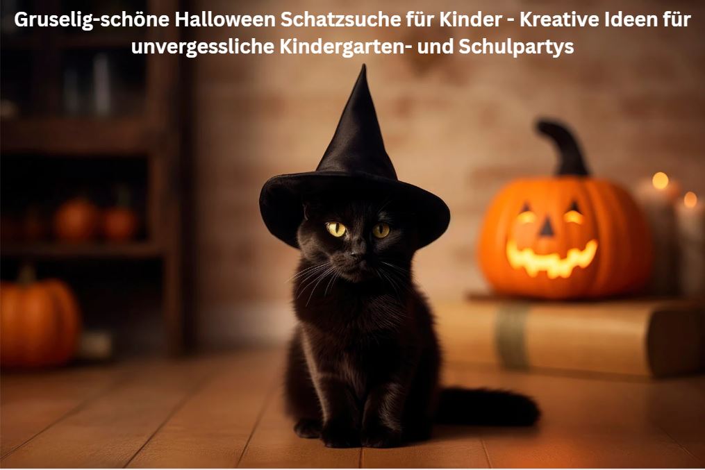 Gruselig-schöne Halloween Schatzsuche für Kinder - Kreative Ideen für unvergessliche Kindergarten- und Schulpartys