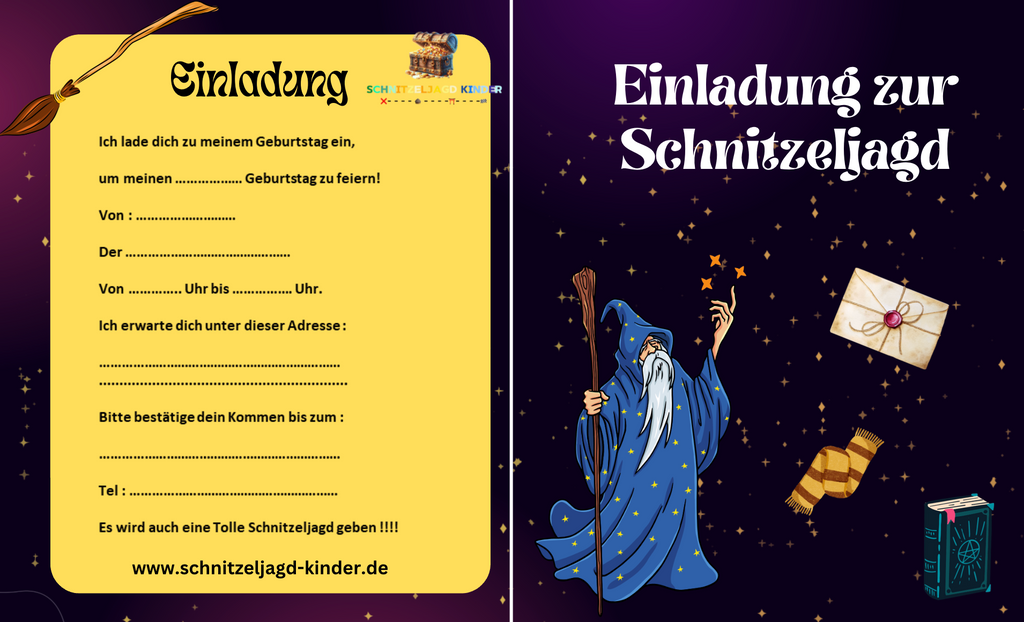 Fertige Harry Potter Schnitzeljagd PDF zum Ausdrucken: Magisches Abenteuer für 6-Jährige