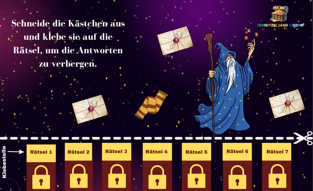 🧙‍♂️ Harry Potter Schnitzeljagd PDF zum Ausdrucken: Die magische Abenteuer-Anleitung für Kinder ab 5 Jahren