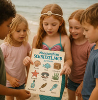 Meerjungfrau- Schnitzeljagd -für- Kinder