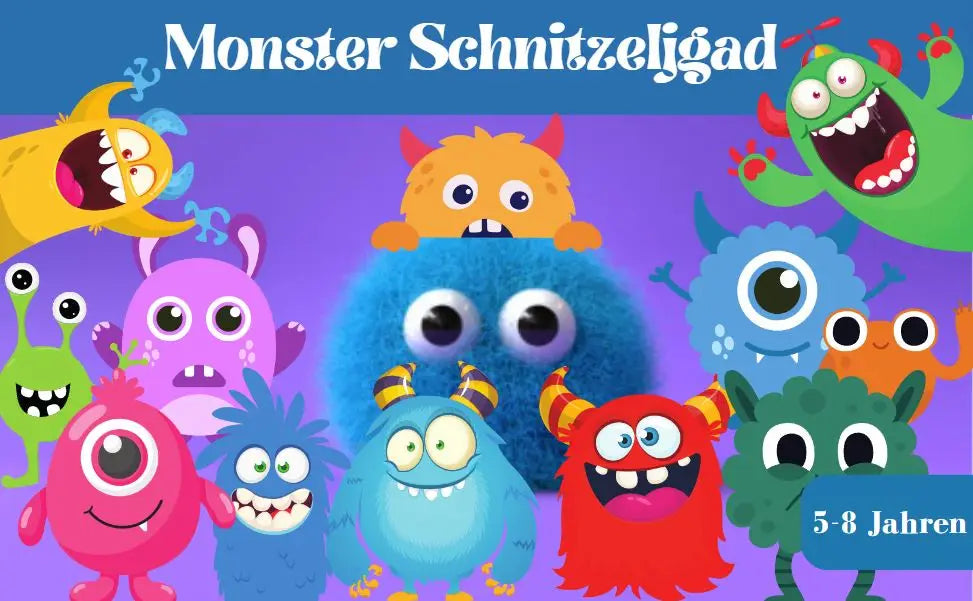 Monster Schnitzeljagd Für Kinder
