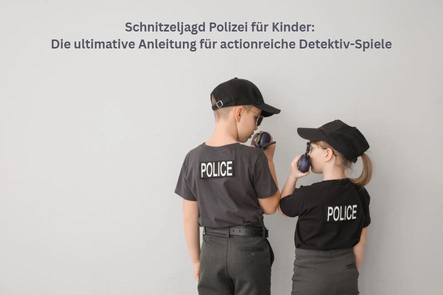 Polizei Schnitzeljagd zum Kindergeburtstag: Wie Sie unvergessliche Detektivabenteuer organisieren