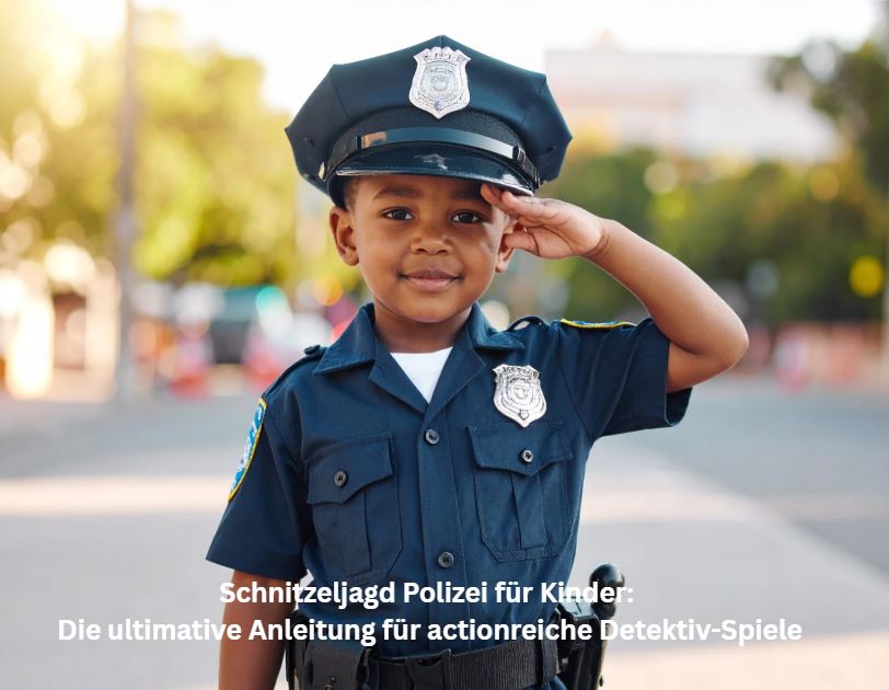 Fertige Polizei Schnitzeljagd für Kinder: Geburtstag-PDF zum Ausdrucken & sofort loslegen 🔍🎂