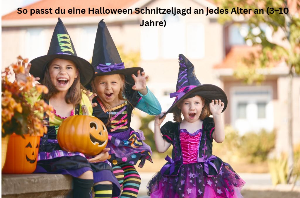 So passt du eine Halloween Schnitzeljagd an jedes Alter an (3–10 Jahre)