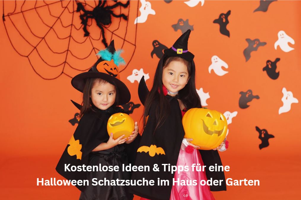 Kostenlose Ideen & Tipps für eine Halloween Schatzsuche im Haus oder Garten