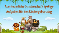 Abenteuerliche Schatzsuche: 5 Spaßige Aufgaben für den Kindergeburtstag - schnitzeljagd-kinder