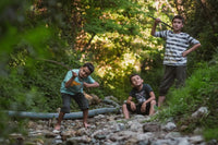 Abenteuerliche Schnitzeljagd im Wald - schnitzeljagd-kinder