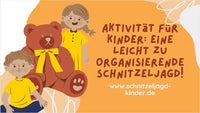 Aktivität für Kinder: Eine leicht zu organisierende Schnitzeljagd!