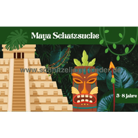 Auf Maya Jungle Skattejagt: Eine kindgerechte Reise in die Welt der antiken Maya - schnitzeljagd-kinder