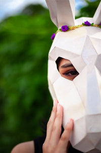 Pappteller-Masken