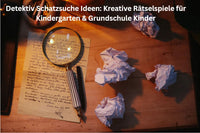Detektiv Schatzsuche Ideen: Kreative Rätselspiele für Kindergarten & Grundschule Kinder - schnitzeljagd-kinder