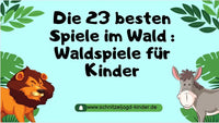 Die 23 besten Spiele im Wald : Waldspiele für Kinder - schnitzeljagd-kinder