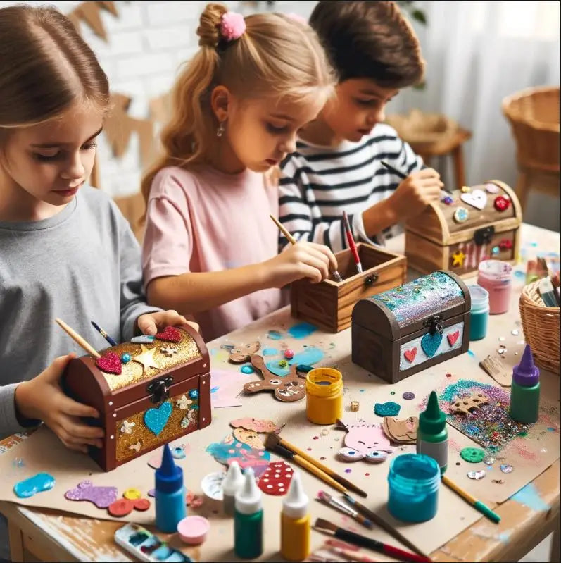 Die Schatzkiste füllen : kreative Ideen für Kindergeburtstage