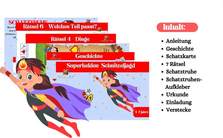 Die ultimative Superhelden-Schnitzeljagd für Kinder: Spannende Abenteuer in Metro City