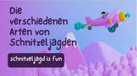 Die verschiedenen Arten von Schnitzeljagden: traditionelle Schnitzeljagd, Geocaching, virtuelle Schnitzeljagd. - schnitzeljagd-kinder