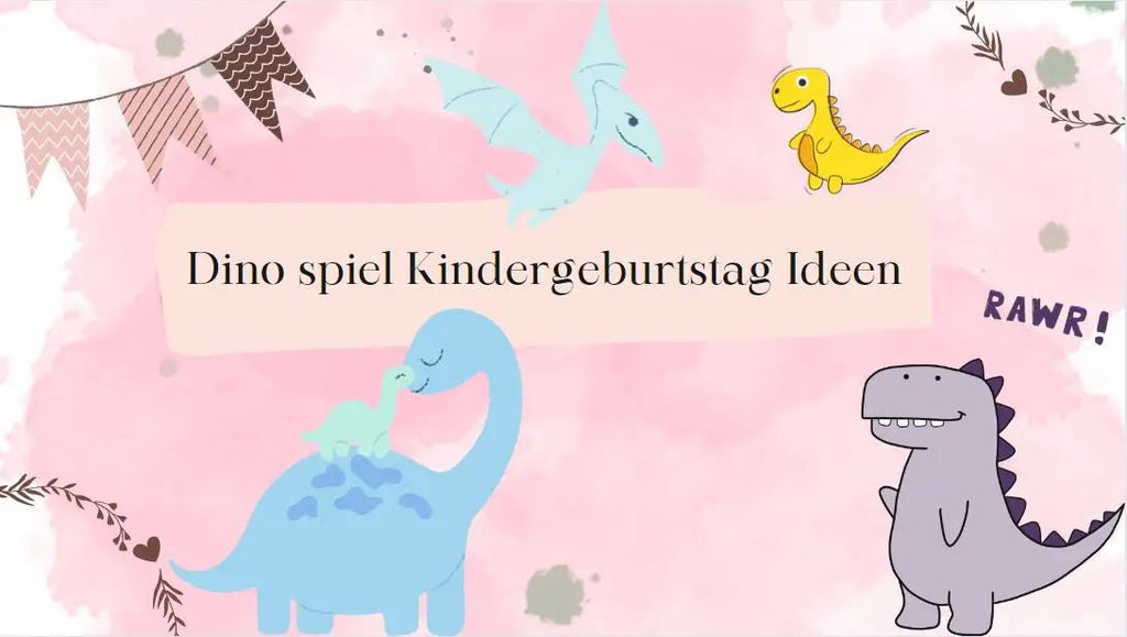 Dino spiel Kindergeburtstag Ideen
