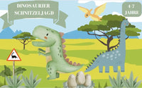 Dinosaurier-Entdeckungsreise: Eine spannende Schnitzeljagd für junge Forscher - schnitzeljagd-kinder