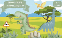 Dinosaurier-Schnitzeljagd: Ein Urzeitliches Abenteuer Für Junge Entdecker - schnitzeljagd-kinder