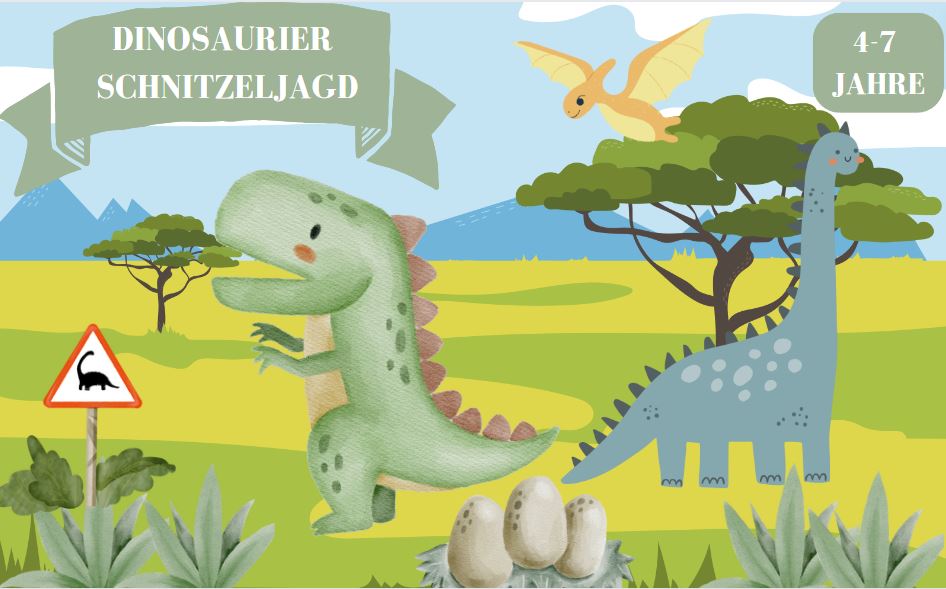 Dinosaurier Schnitzeljagd Für Kinder