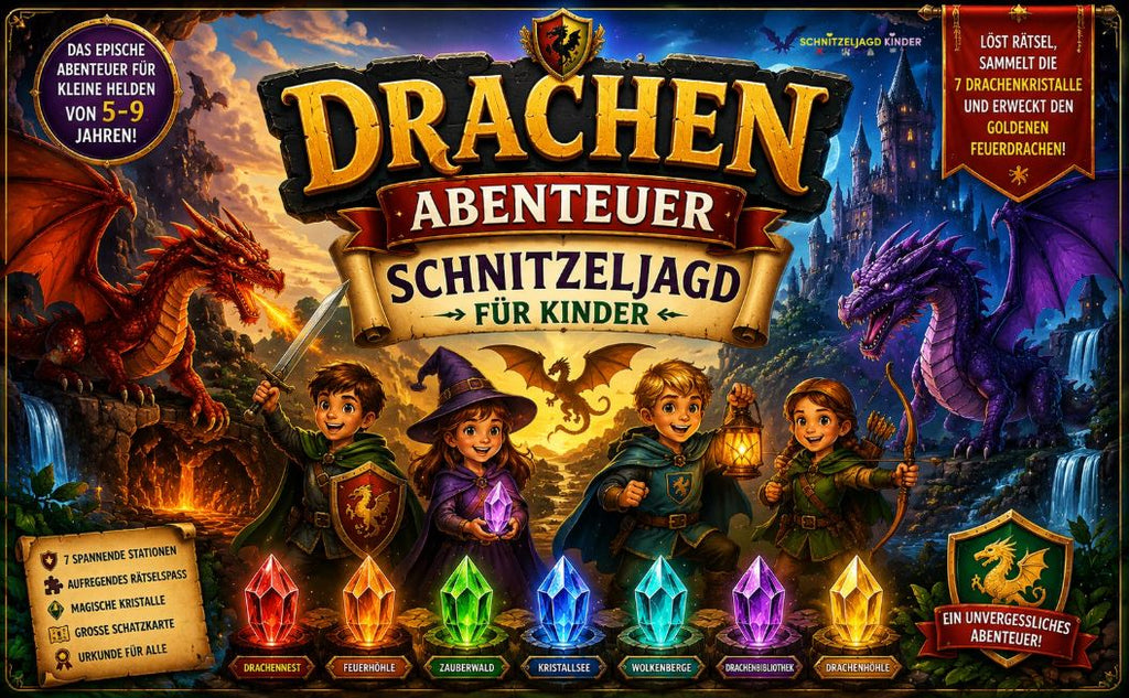Drachen Schnitzeljagd