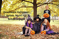 Druckbare Halloween Spiele: Nicht nur Schnitzeljagd! - schnitzeljagd-kinder