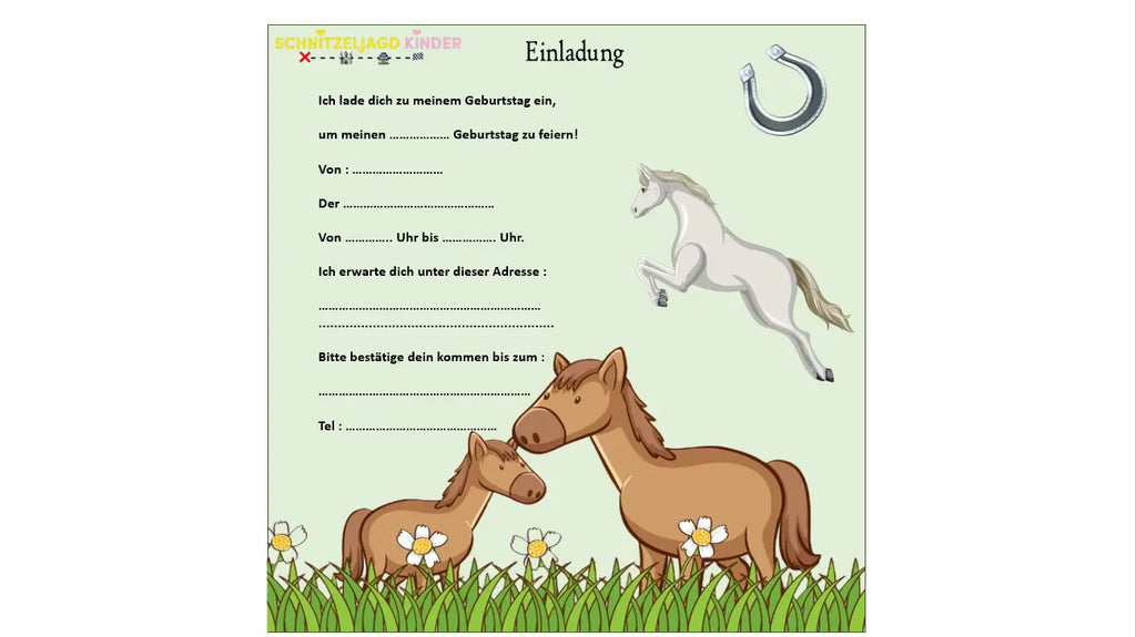 Einladung kindergeburtstag vorlage zum ausdrucken pdf