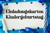 Einladungskarten Kindergeburtstag - schnitzeljagd-kinder
