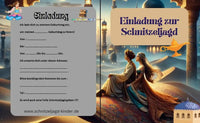 Einladungskarten Kindergeburtstag Ideen und Tipps - schnitzeljagd-kinder