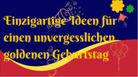 Einzigartige Ideen für einen unvergesslichen goldenen Geburtstag - schnitzeljagd-kinder
