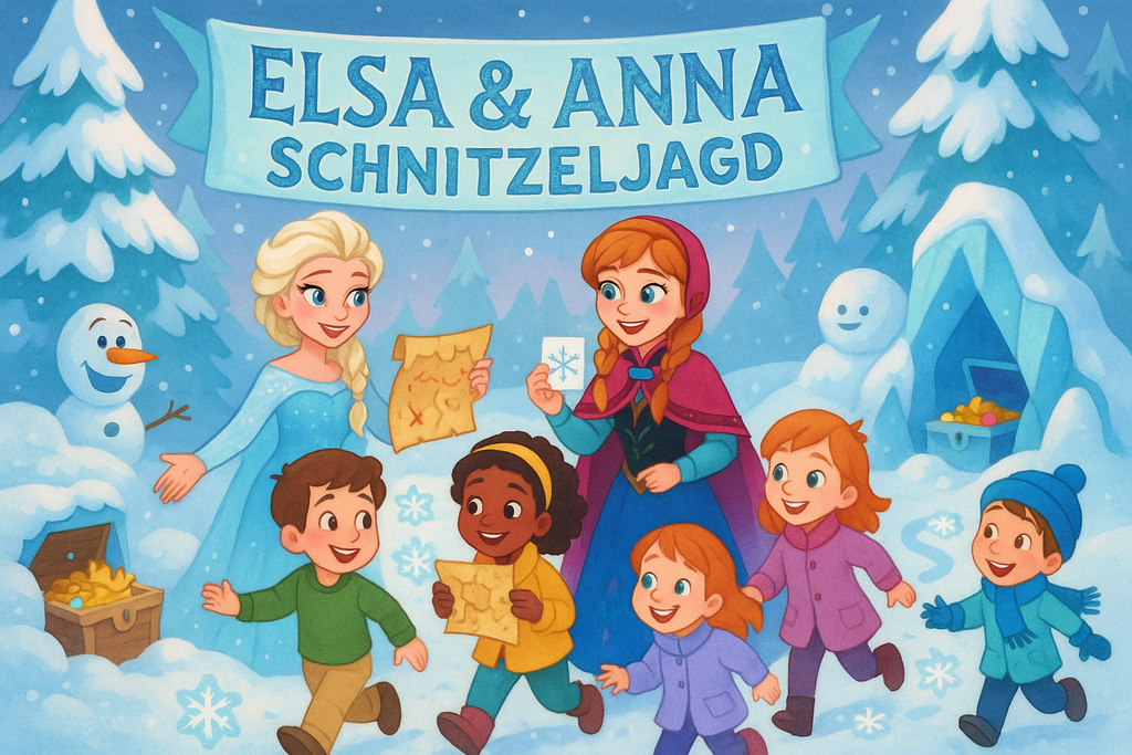 Elsa und Anna Schnitzeljagd Für Kinder